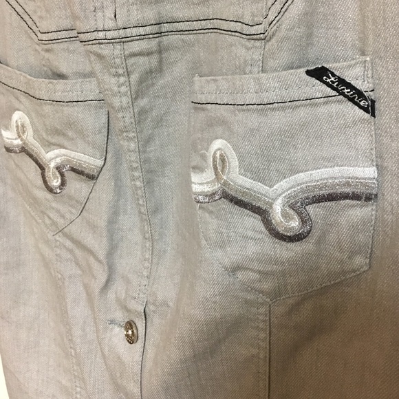 🛑 LRG Luxirie Gray Denim Skirt - Picture 4 of 4